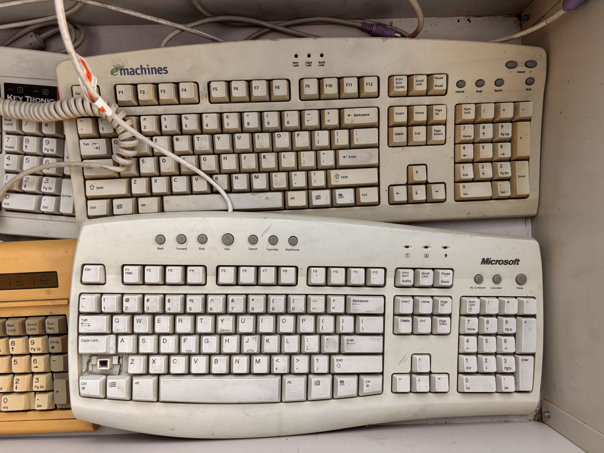 Lot of 5 Keyboards Some Mechanical, Keytronic, BTC-5060, Emachines EKB-5000, Microsoft RT9410 - Image 3 of 9