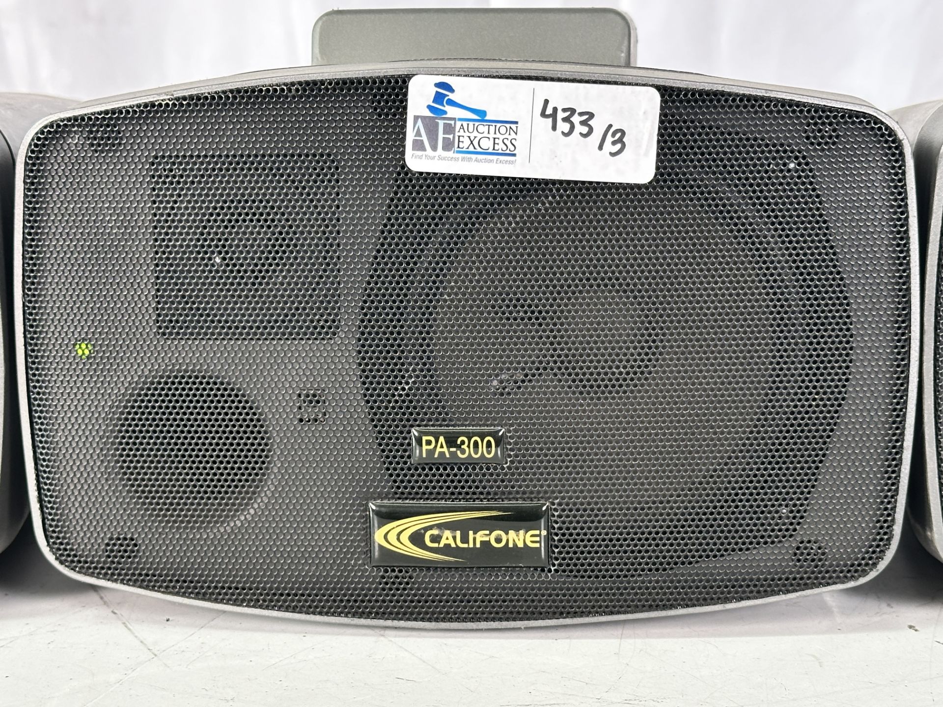 Lot of 3 Califone PA-300 Presentation Pro 90 Watt Stereo PA Speakers - Image 3 of 8