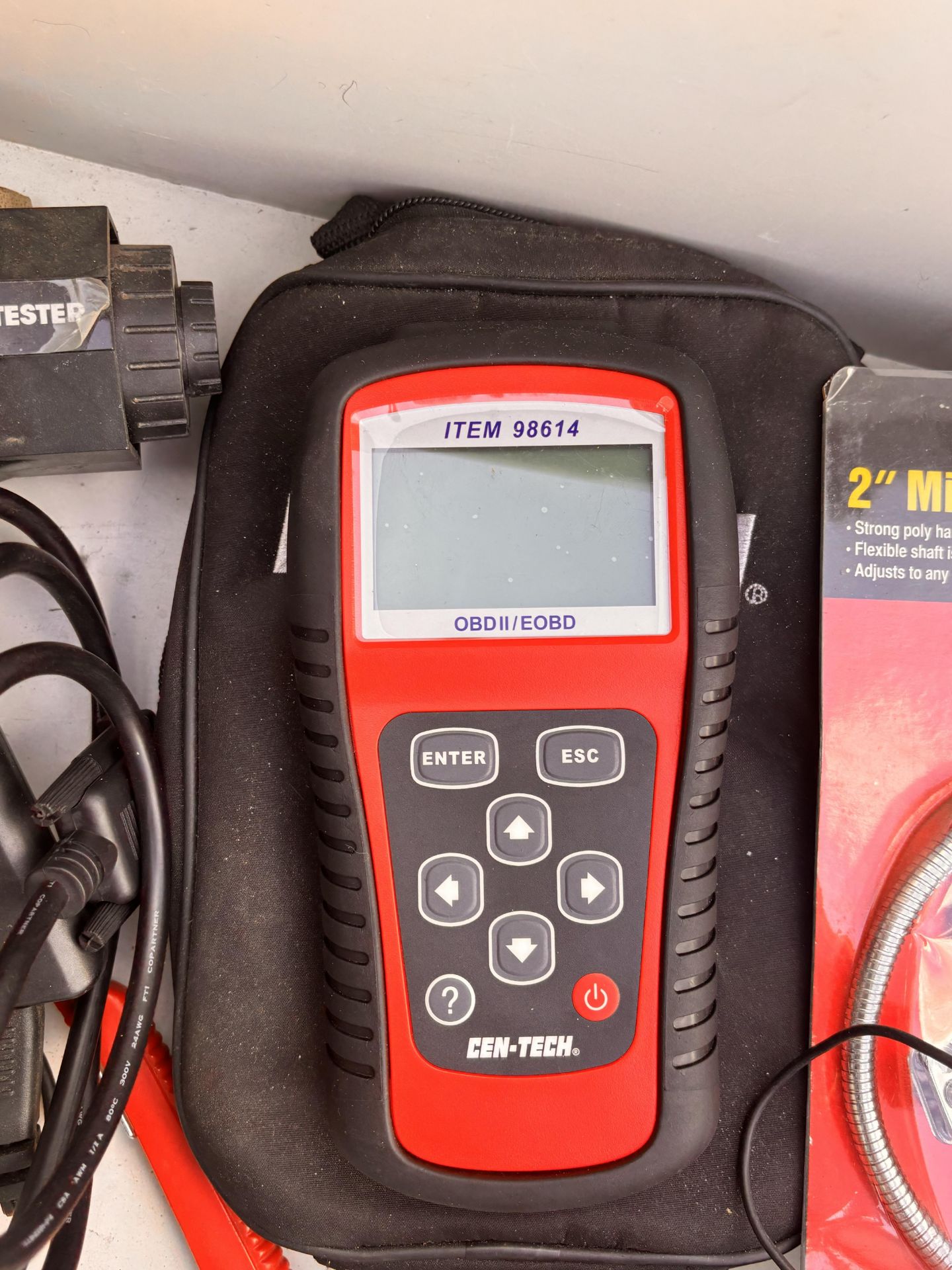Lot of Automotive and Diagnostic Equipment: OBD2 Scanner, Timing Lights, Meters - Image 11 of 13