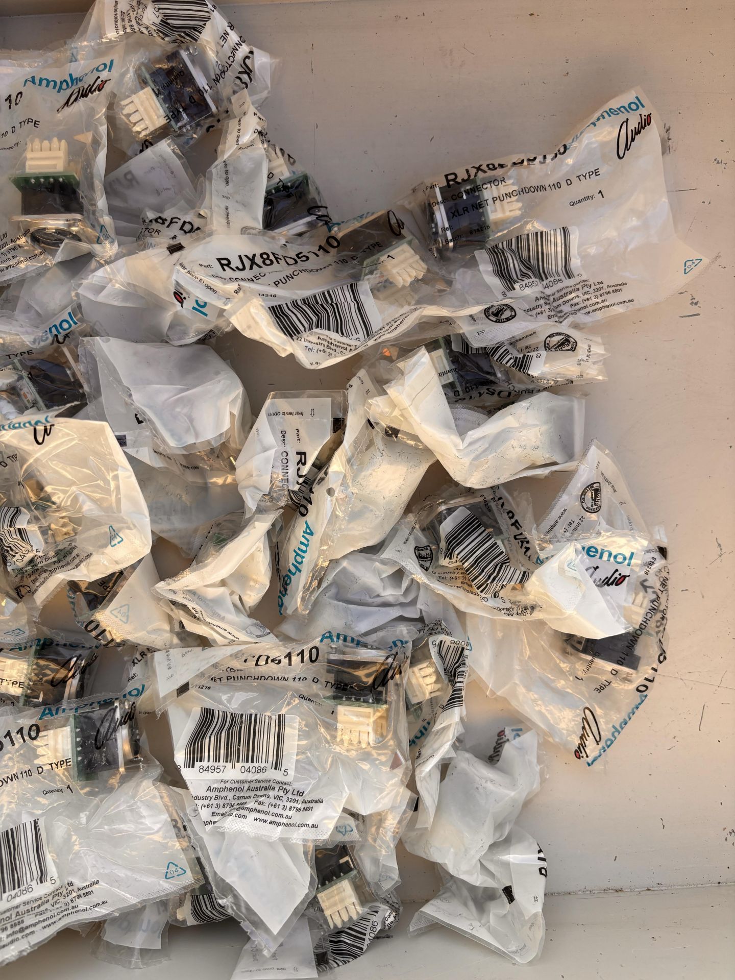 Lot of 40+ Amphenol RJX8FD5110 Connectors - Image 4 of 4
