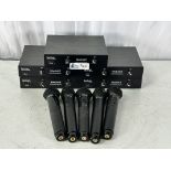 Lot of 5x TeachLogic Voicelink II Wireless Receivers w/ 5 TeachLogic Mics