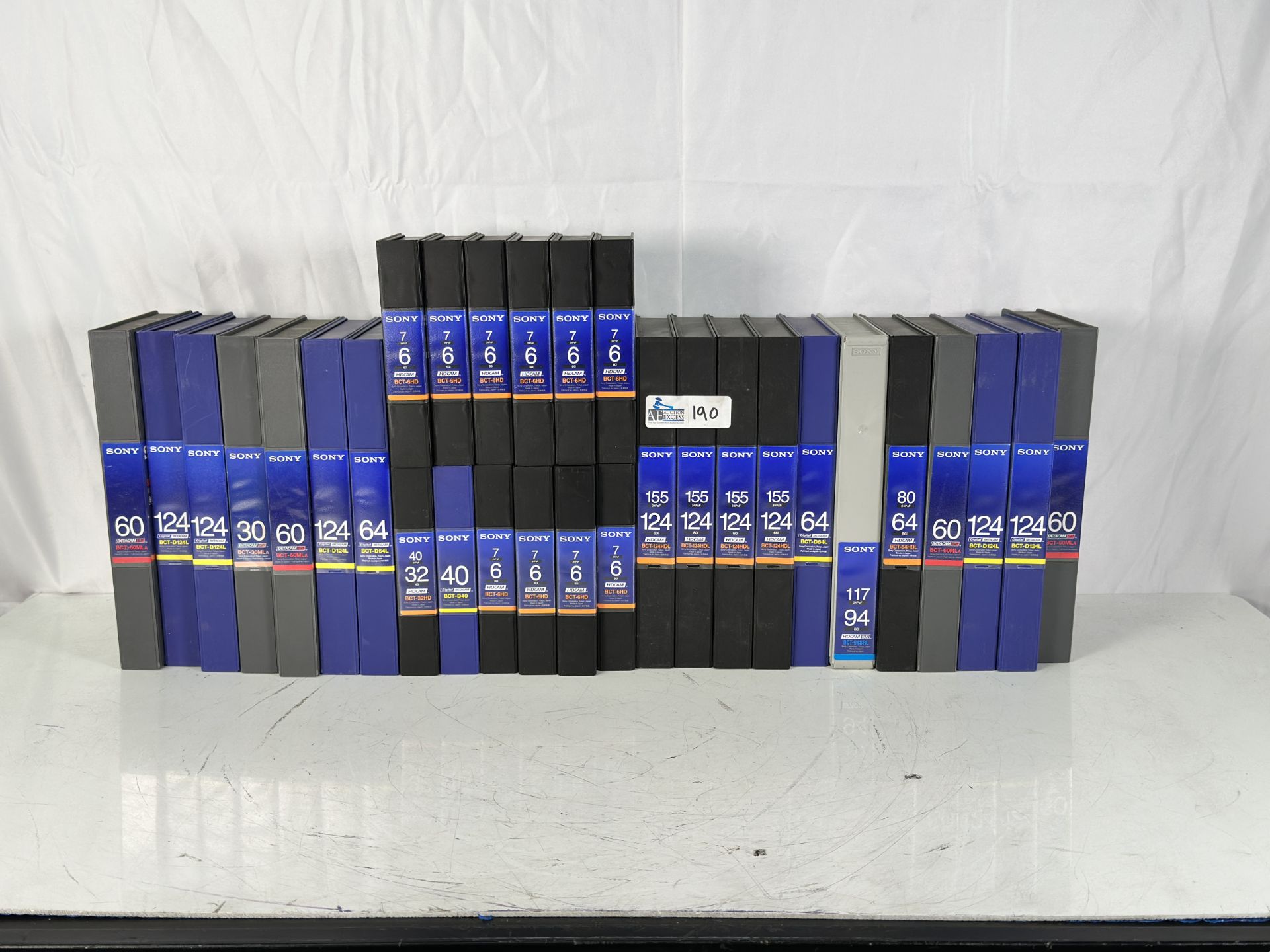 Lot of Approx 30 Sony Professional Broadcast Tapes New - HDCAM SR, HDCAM, Digital Betacam, Betacam S