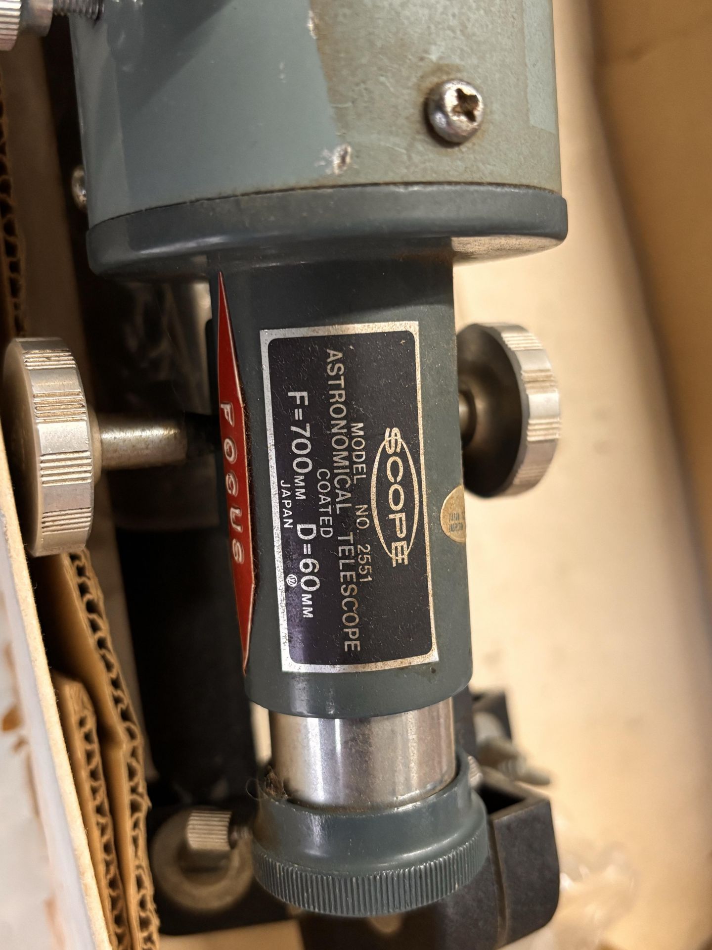 Scope Model No. 2551 Vintage Astronomical Telescope - Image 8 of 10