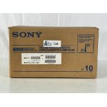 Lot of 10 Sony BCT-D124L Digital Betacam Metal Cassette Tapes New