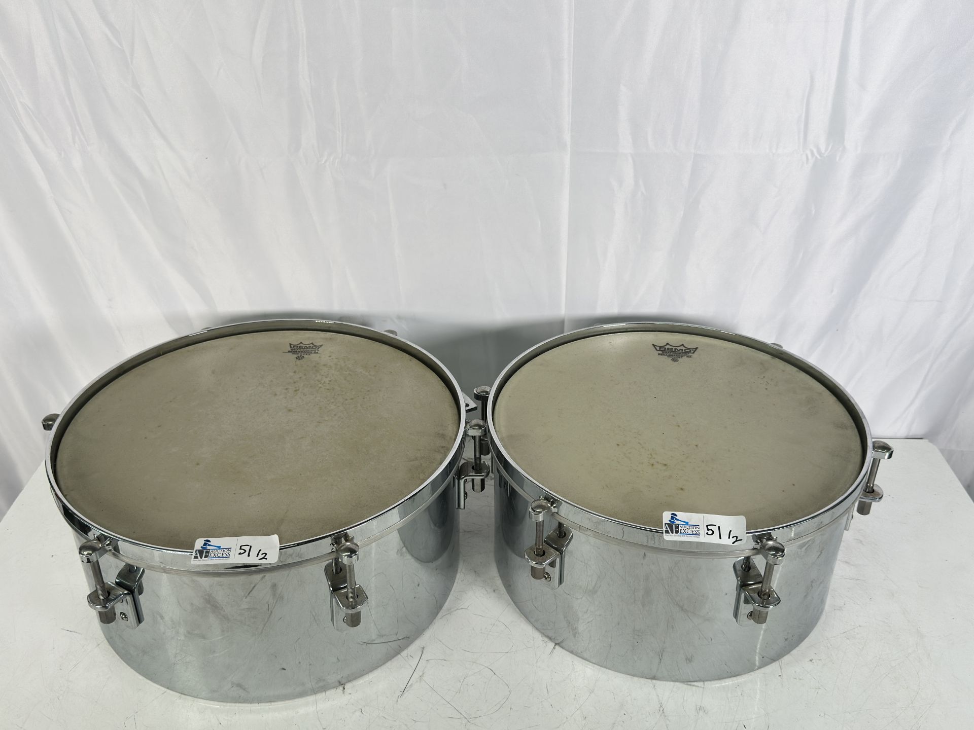 Lot of 2 Remo World Percussion Timbales Drums