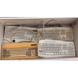 Lot of 5 Keyboards Some Mechanical, Keytronic, BTC-5060, Emachines EKB-5000, Microsoft RT9410
