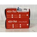 Lot of 2 Electra Guitar Effect Pedals Electra ECDD-1 Electra ECOD-1 New, Old Stock