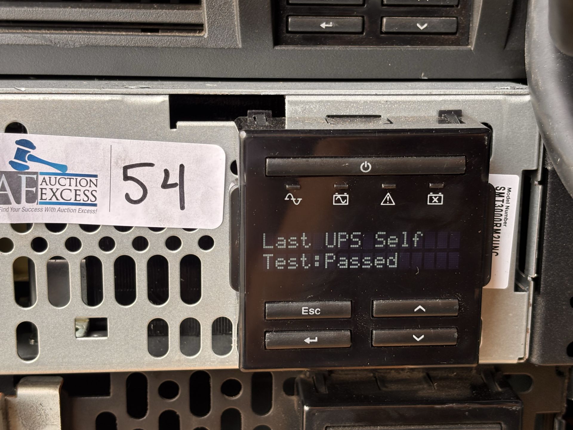 APC SMT3000RM2UNC Smart-UPS 3000VA LCD RM 2U 120V Schneider APC9641 Network Card - Image 7 of 11