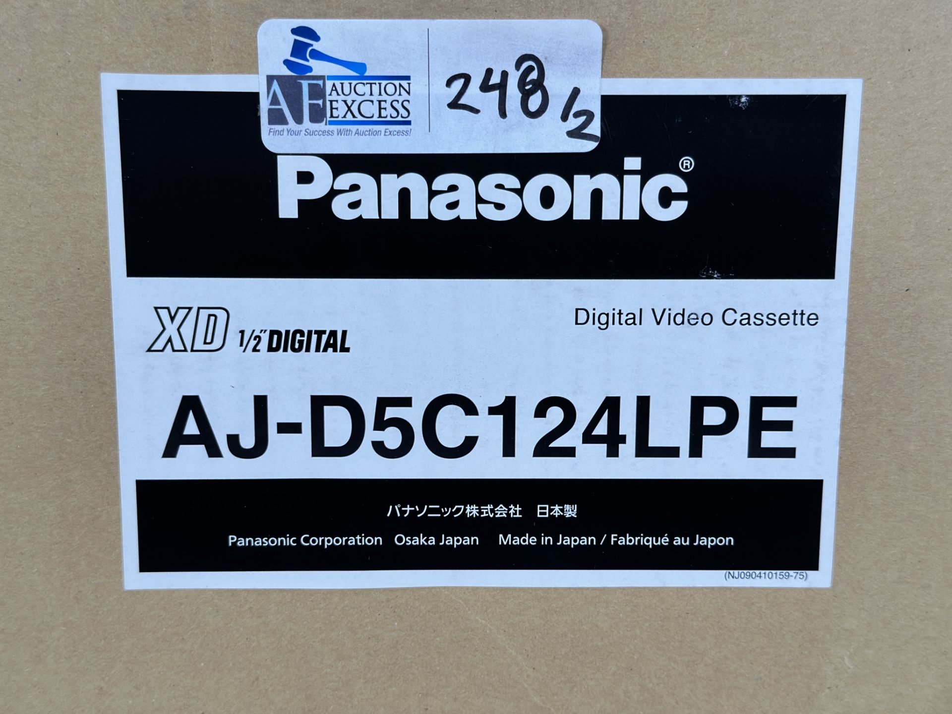 2 Boxes of Panasonic AJ-D5C124L / Panasonic AJ-D5C124LPE Large D-5 HD/ D-3 Video Cassette (10 each b - Image 3 of 5