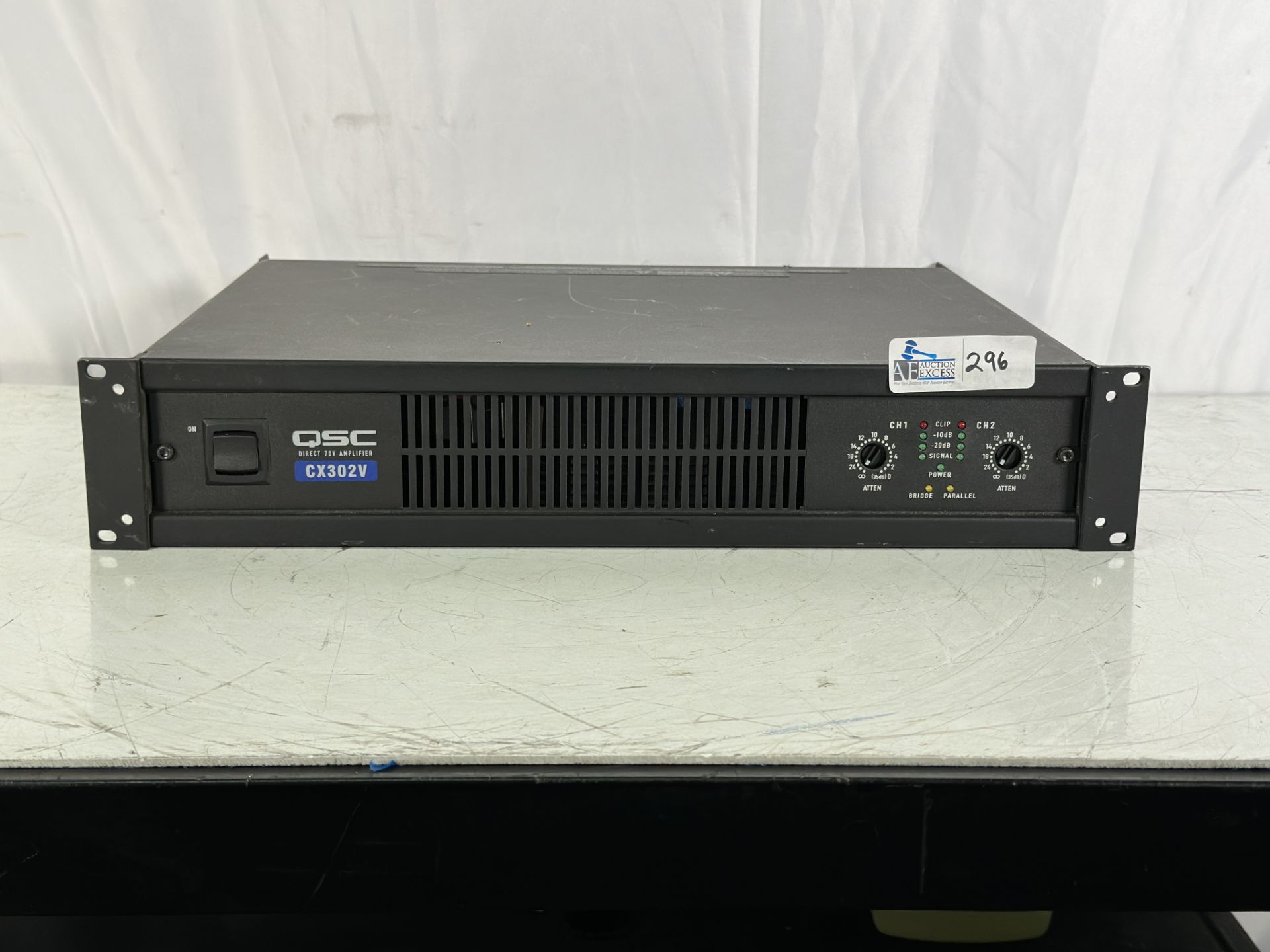 QSC CX302V 70V 2 Channel Direct Power Amplifier