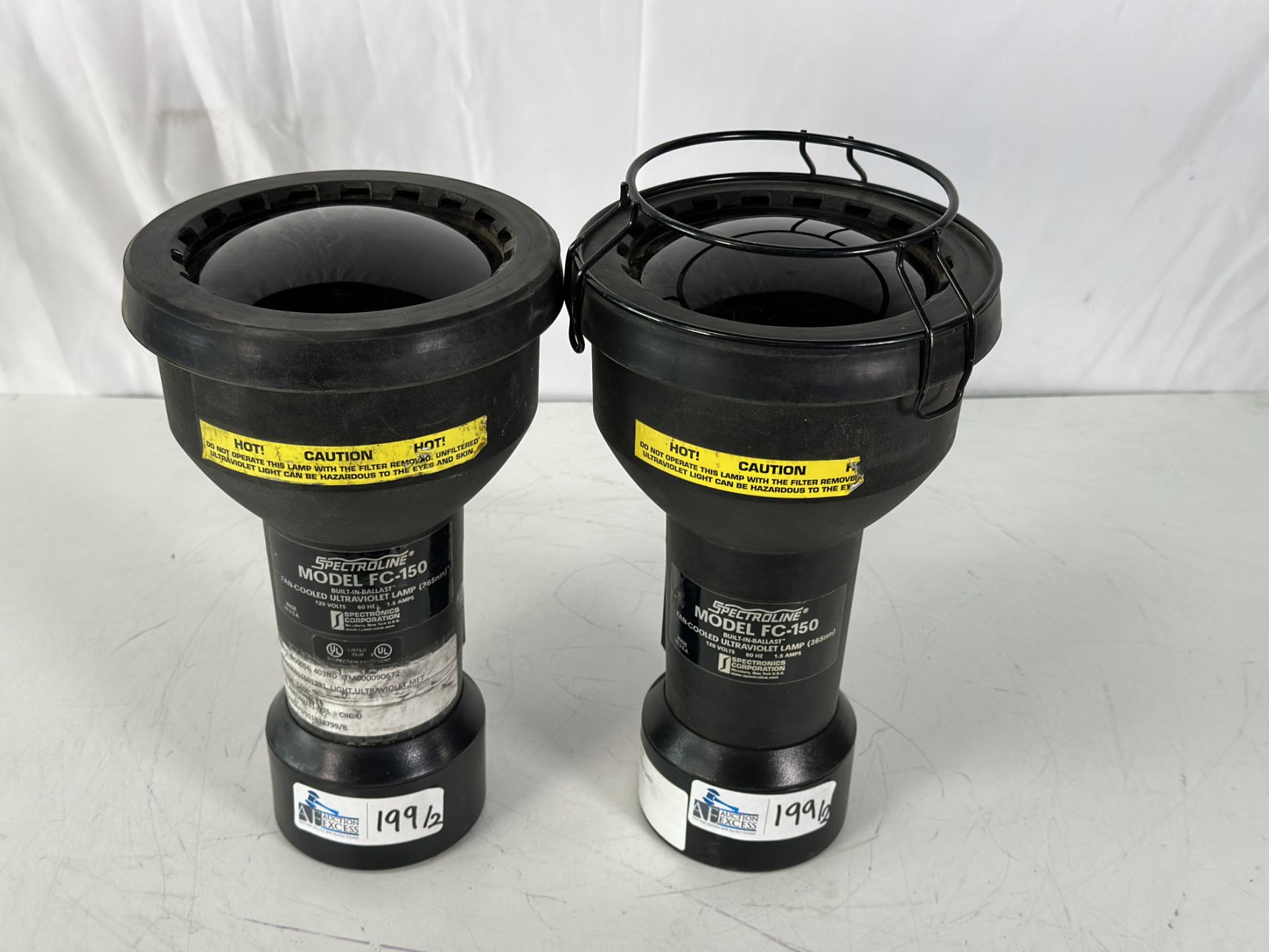Lot of 2 Spectroline FC-150 Ultraviolet Lamps - Image 5 of 7