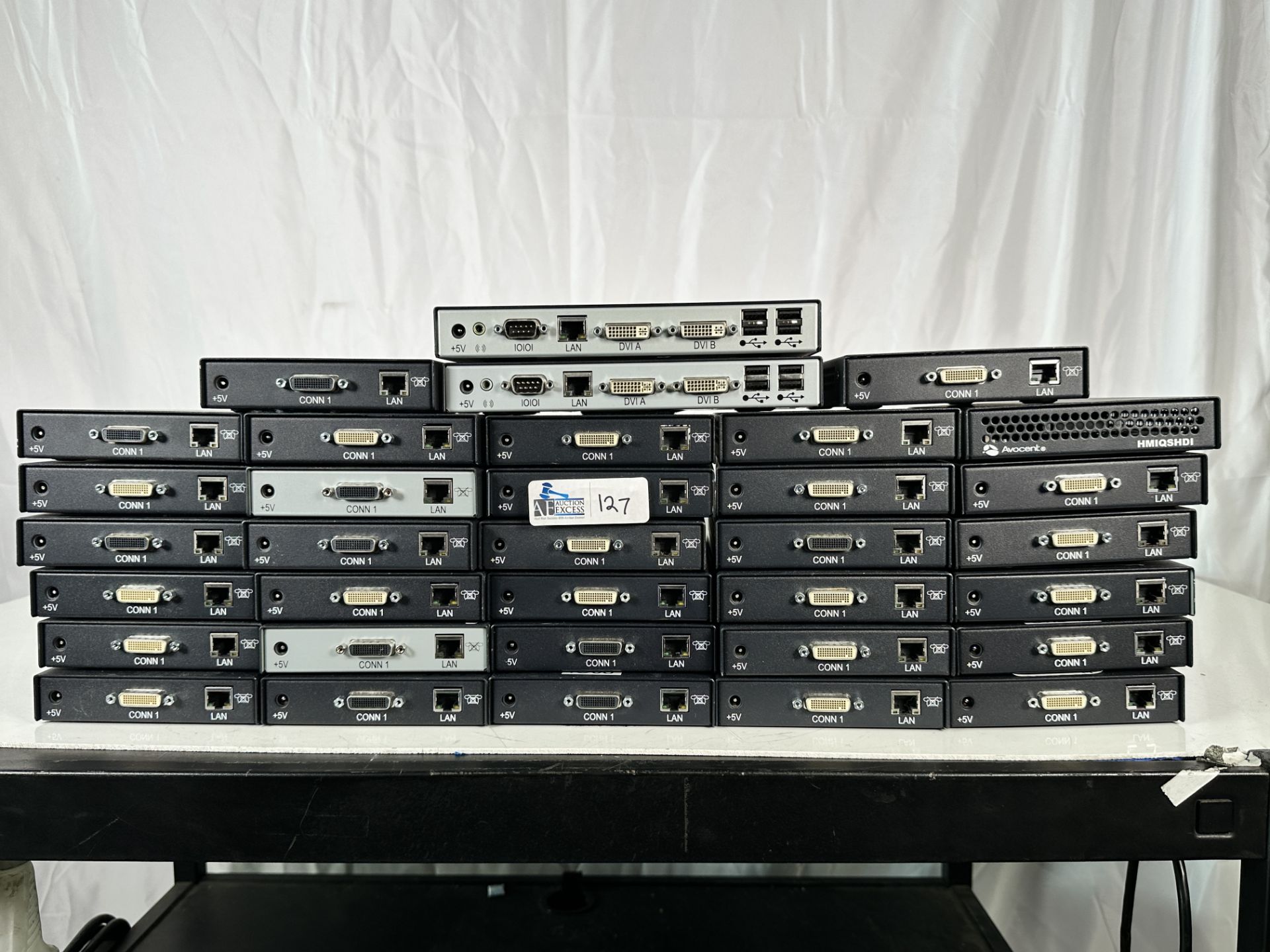 Lot of 30+ Avocent Extenders including Avocent HMIQSHDI KVM Extender - Image 2 of 2