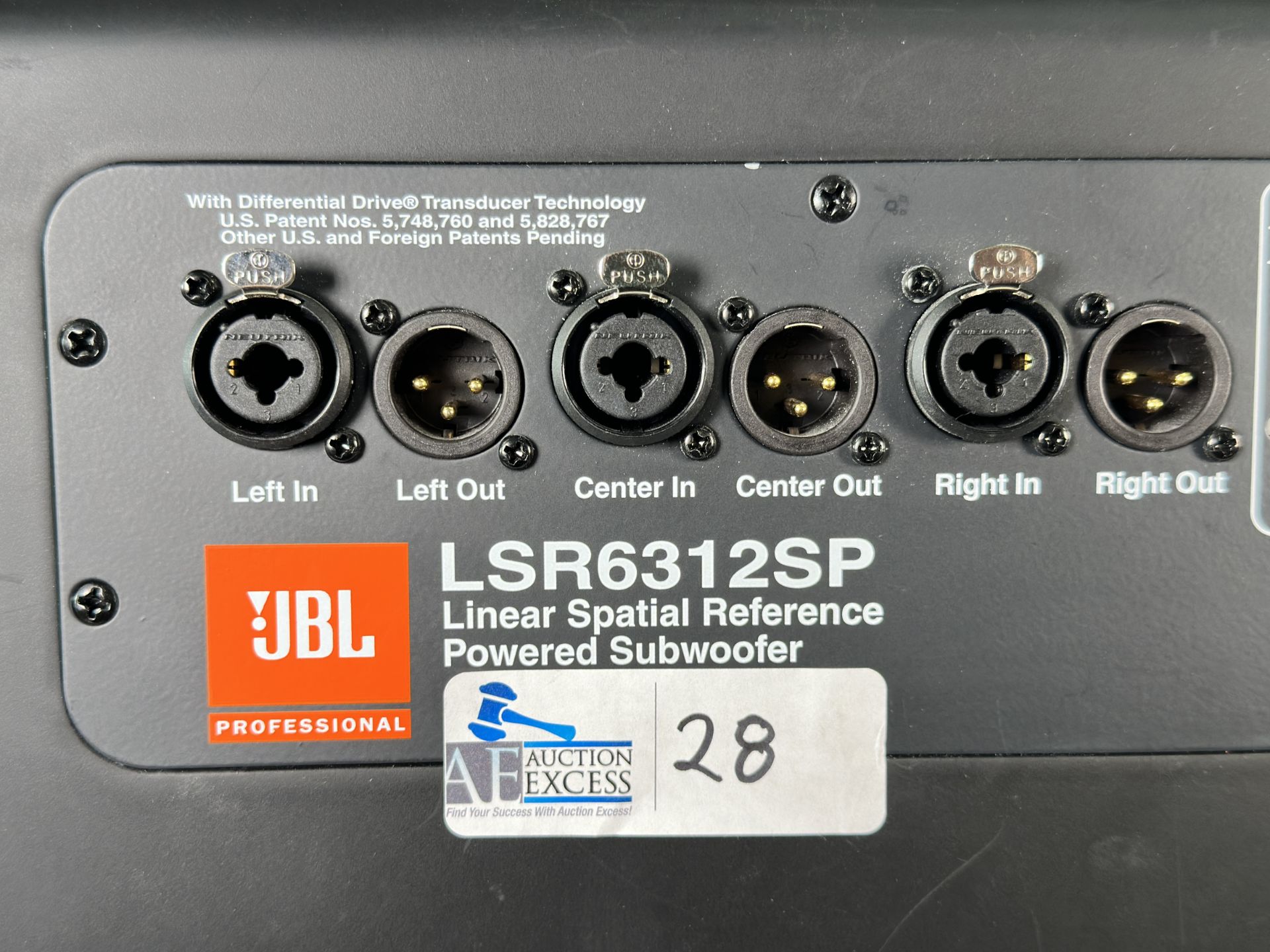 JBL LSR6312SP Linear Spatial Reference Powered Studio Subwoofer - Image 4 of 6