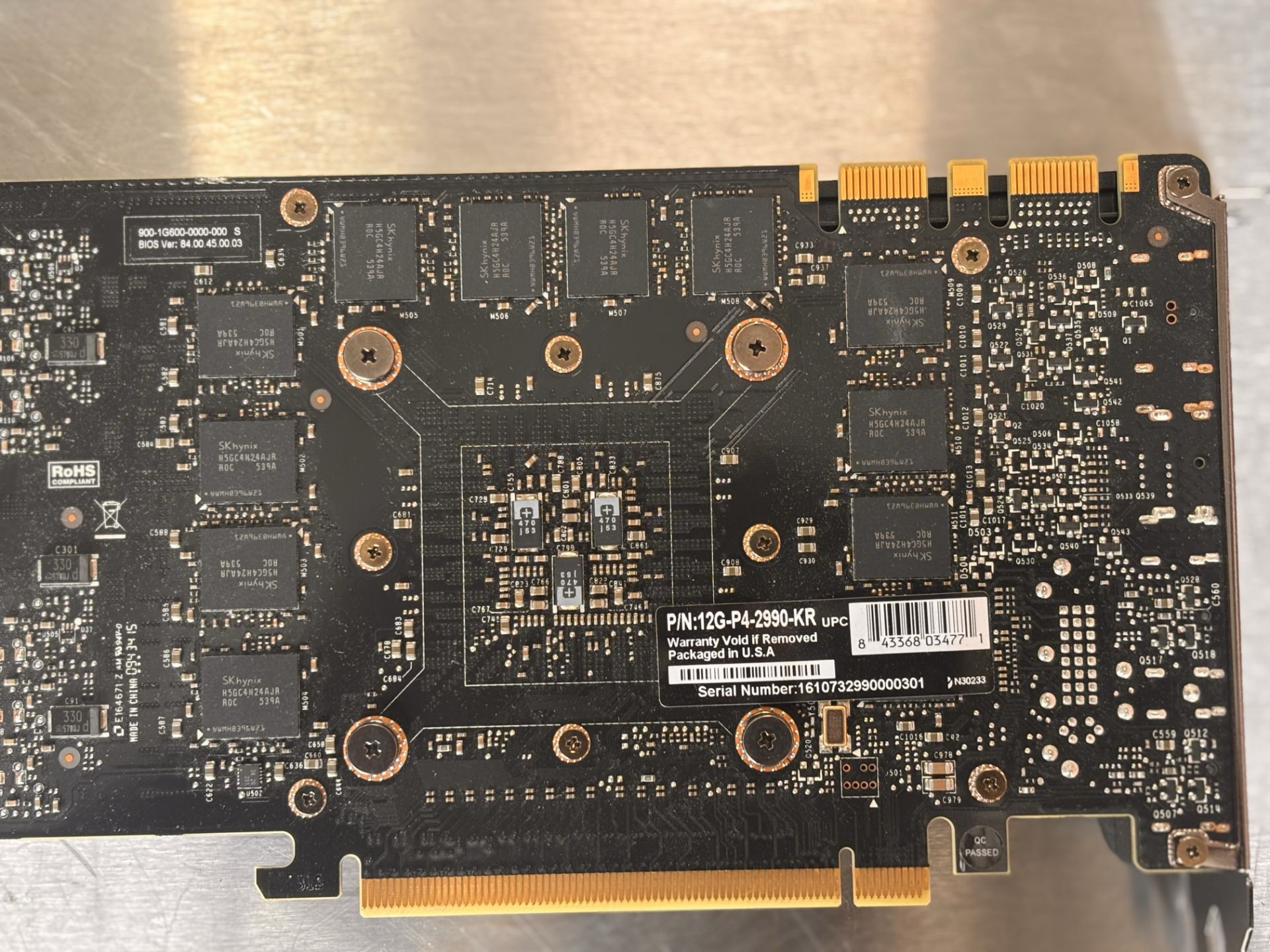 Nvidia Titan 12G-P4-2990-KR Graphics Card - Image 4 of 4