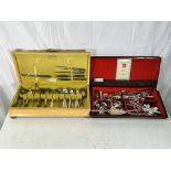 Lot of 2 Silverware Sets, Silver Plated 1847 Rogers Bros + South Seas in Community