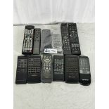 Lot of Panasonic, Tascam, Tandberg Remote Controls
