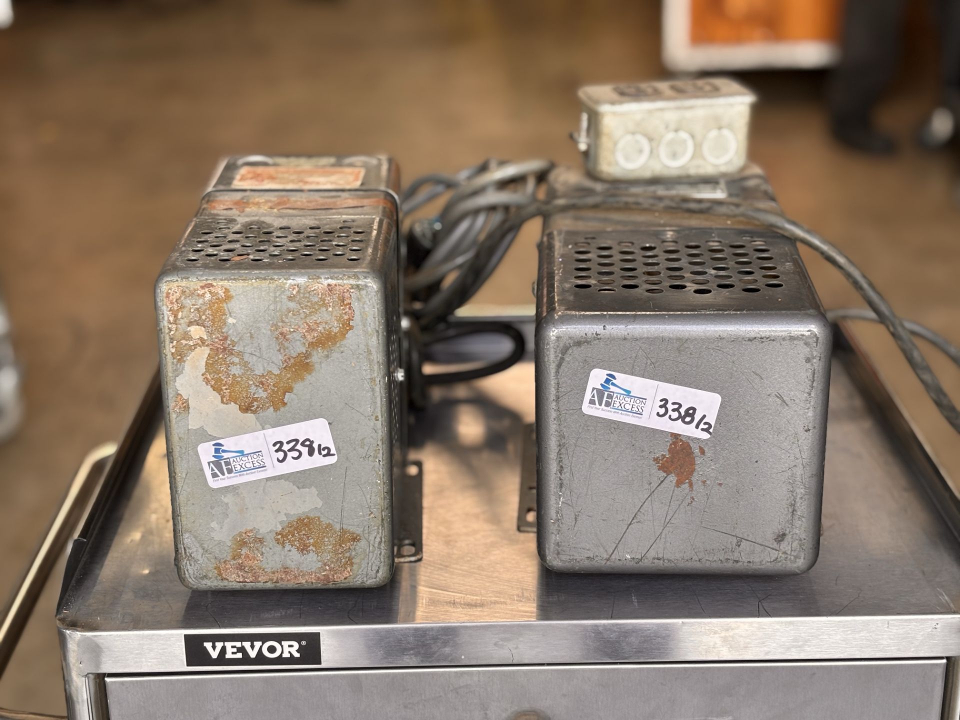 Lot of 2 Sola Transformers: Sola 23-22-125 Constant Voltage Transformer, Sola CVN-1 Constant Voltage