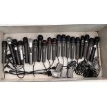 Lot of Wireless Microphones including, Phonak Dynamic Wireless Microphones, Gooseneck Microphones. C