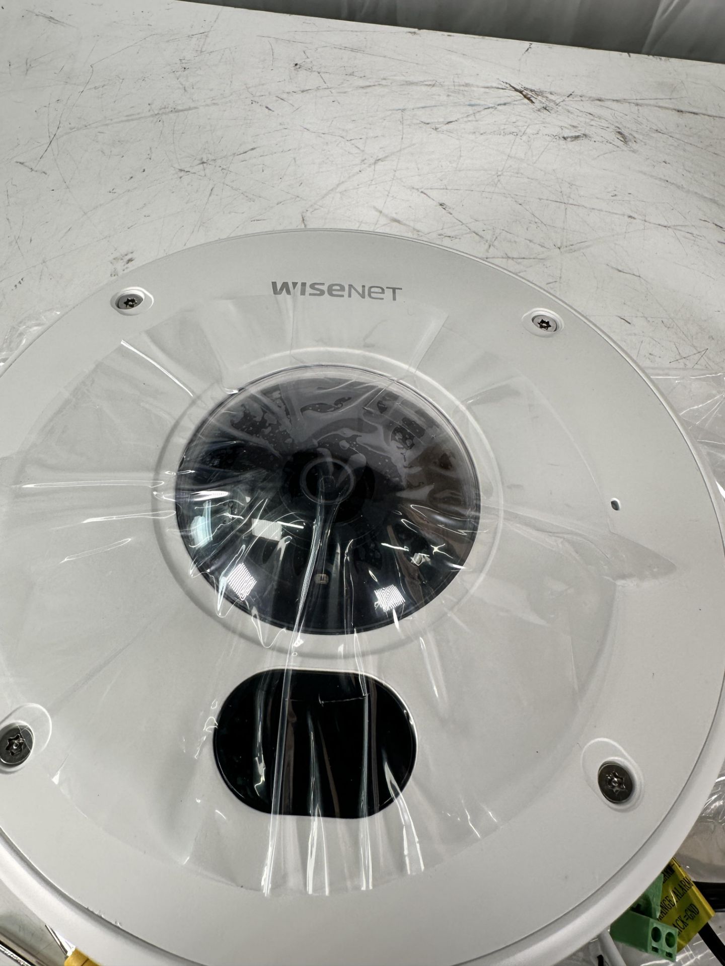 Lot of 2 Hanwha Techwin TNV-7010RC 3MP IP Corner Mount Security Cameras, New Sealed - Image 2 of 3