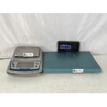 Lot of 2 Scales, Electronic Weighing Scale Model 100 Denver Aspen EQ1132 Laboratory Scale