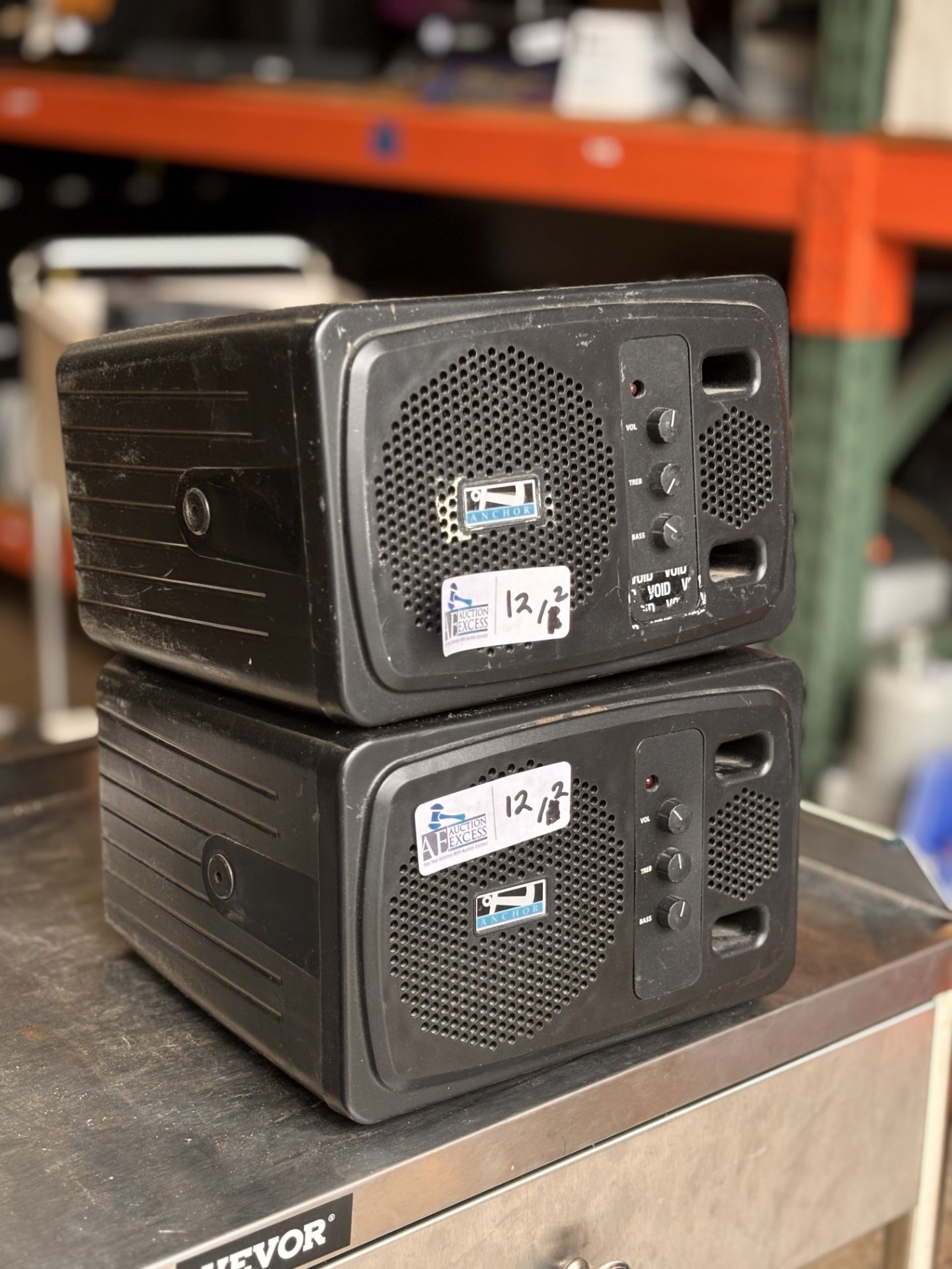 Lot of 2 Anchor Audio AN-1000X Black Powered Speaker Monitors - Image 2 of 5