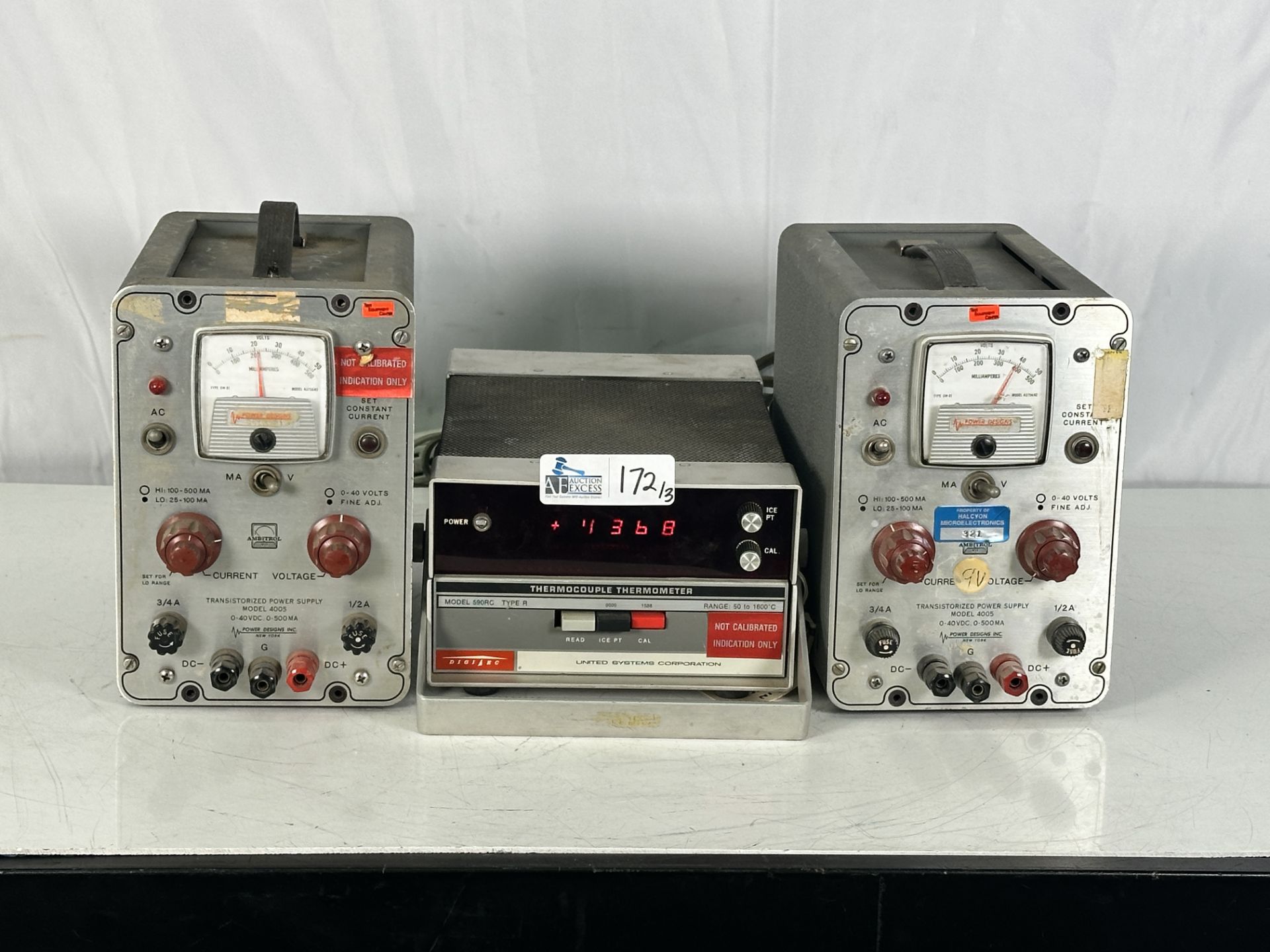 Lot of Misc Test Equipment Including United Systems Corporation 590rc Thermocouple Thermometer, (2)