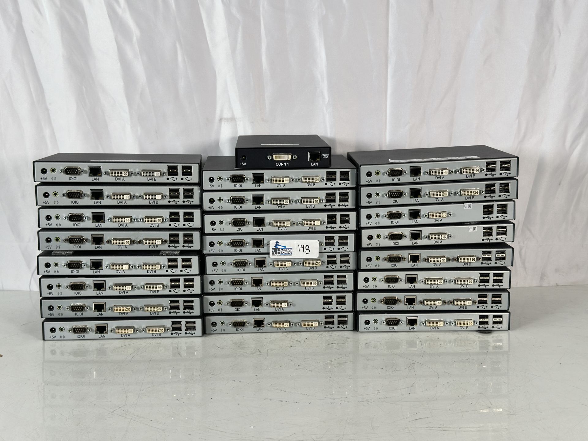Lot of 25 Avocent Extenders including Avocent HMX 2050 Series High Performance KVM System 510-155-50 - Image 5 of 5
