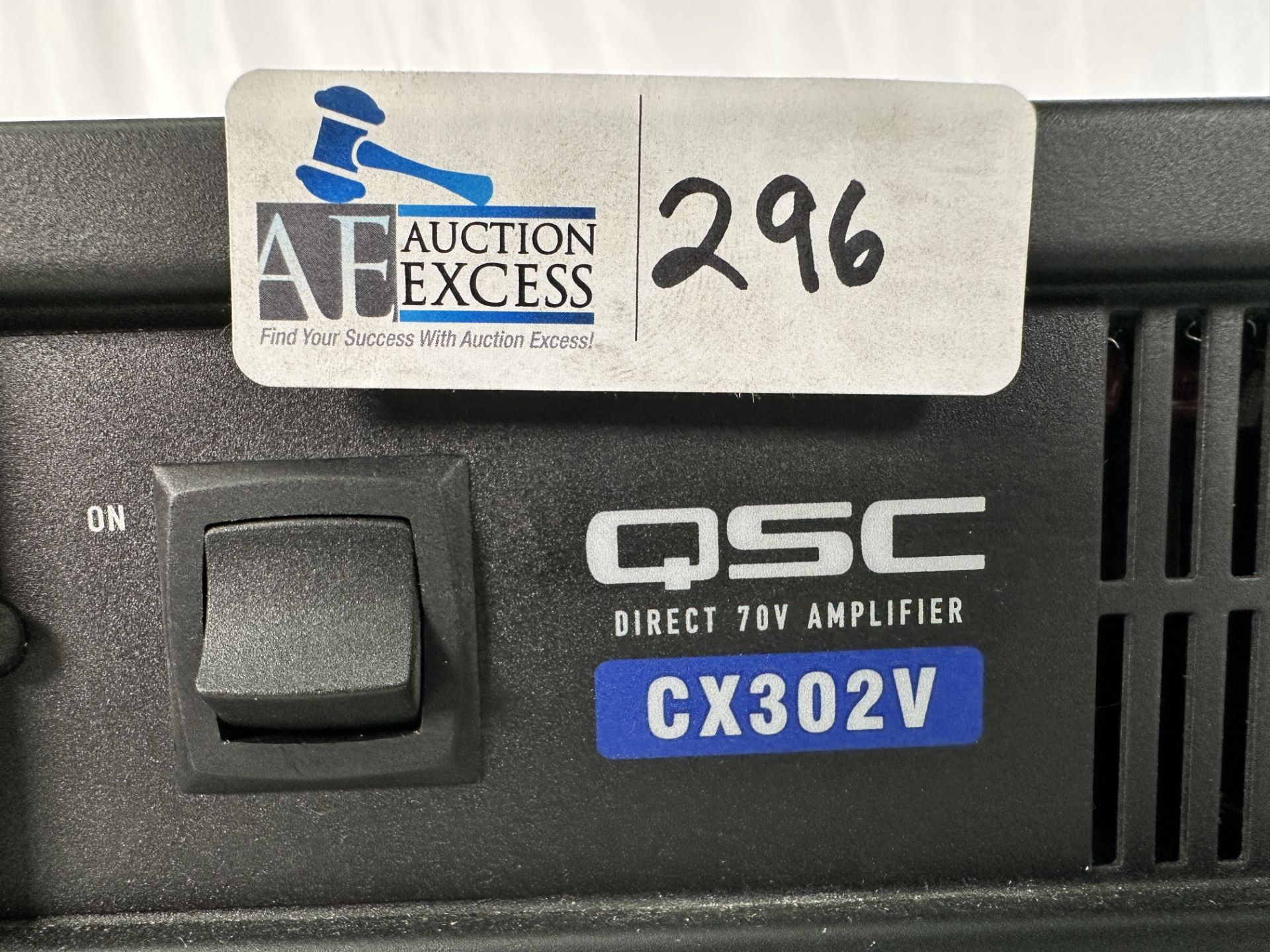 QSC CX302V 70V 2 Channel Direct Power Amplifier - Image 3 of 3