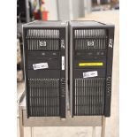 Lot of 2 HP Z800 Workstations (No ram or Hard Drives)