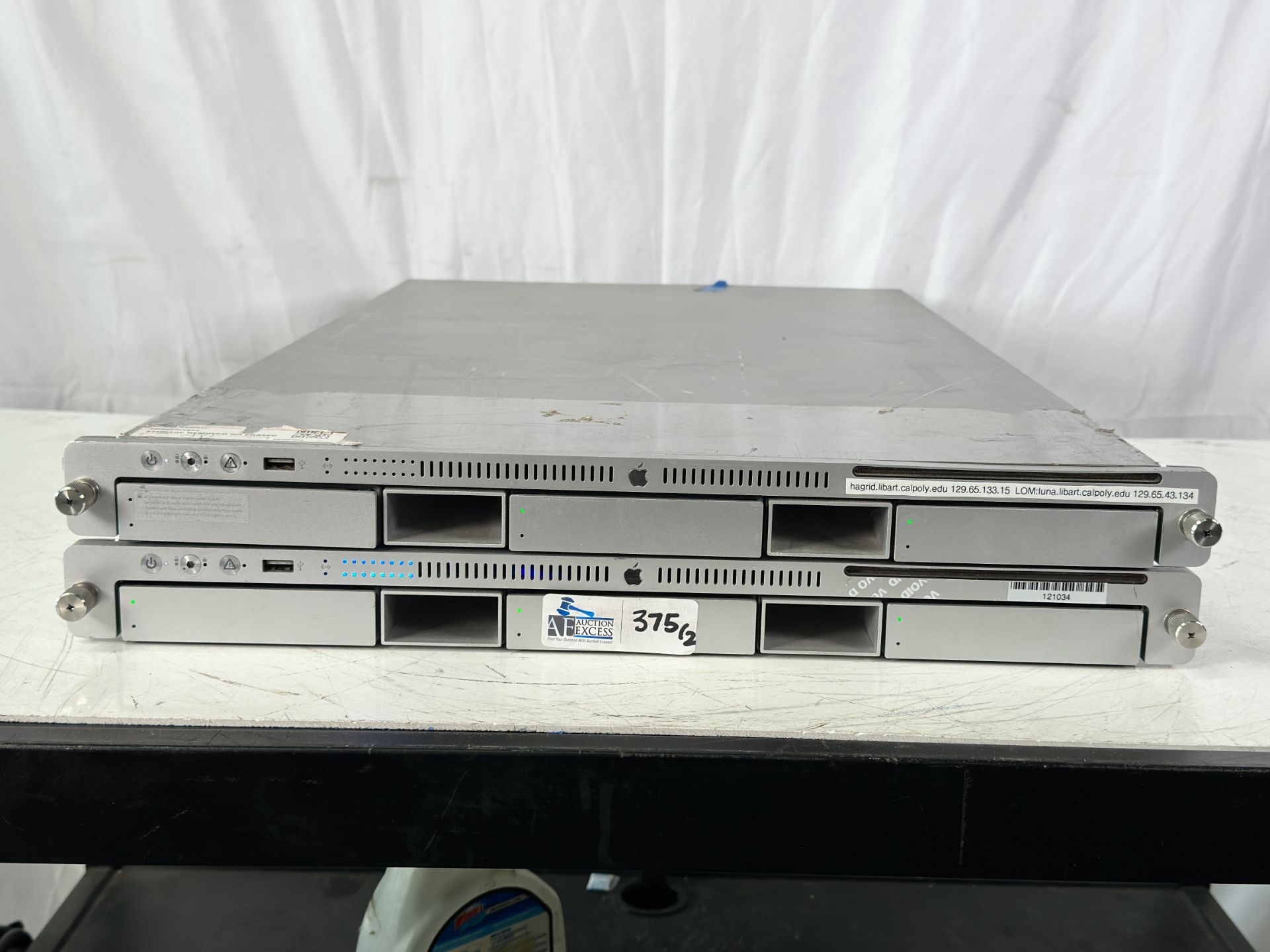 Lot of 2 Apple XServe Servers