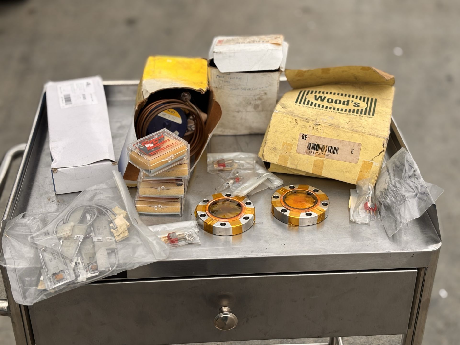 Lot of Industrial Parts including Lennox 62A448 Valve, Alco Controls Thermo Expansion Valve HF 2 FC,