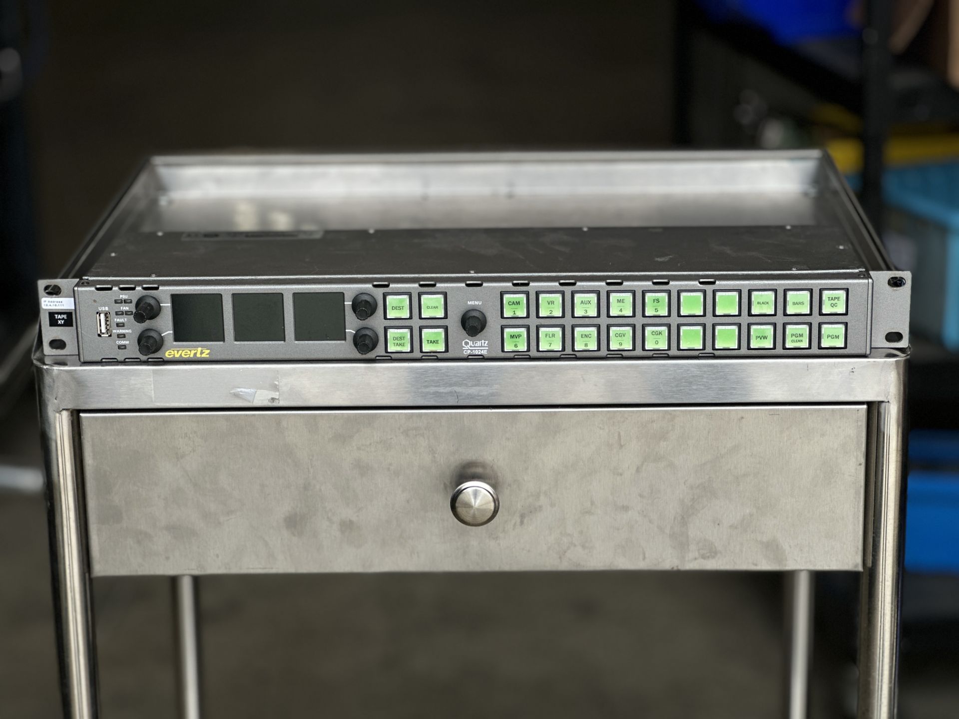 Evertz CP-1024E Quartz Router Control Panel