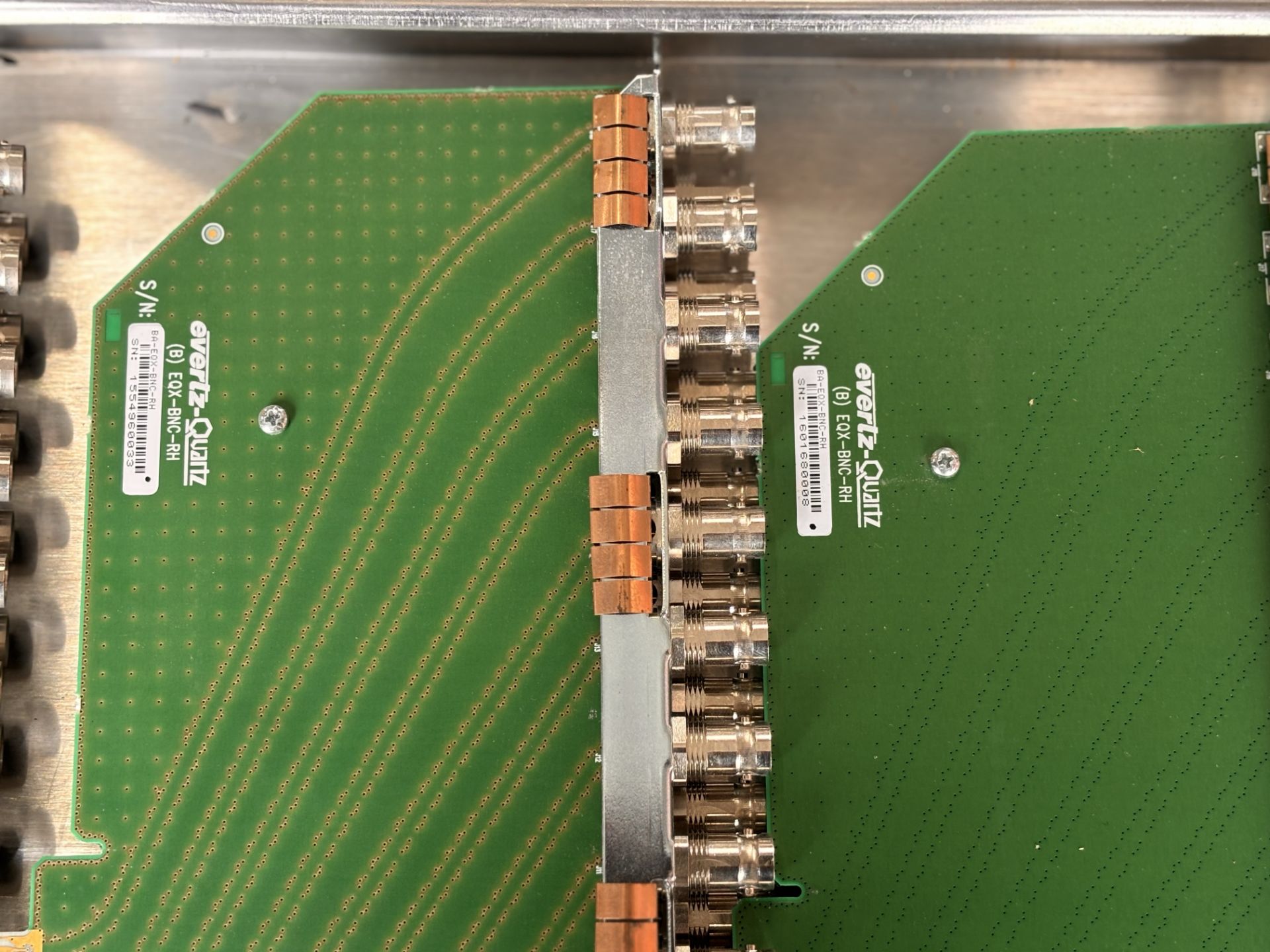 Lot of 4 Evertz EQX-IO18-RP Backplane Connector Boards for Quartz router EQX-BNC-RH LH BNC - Image 3 of 8