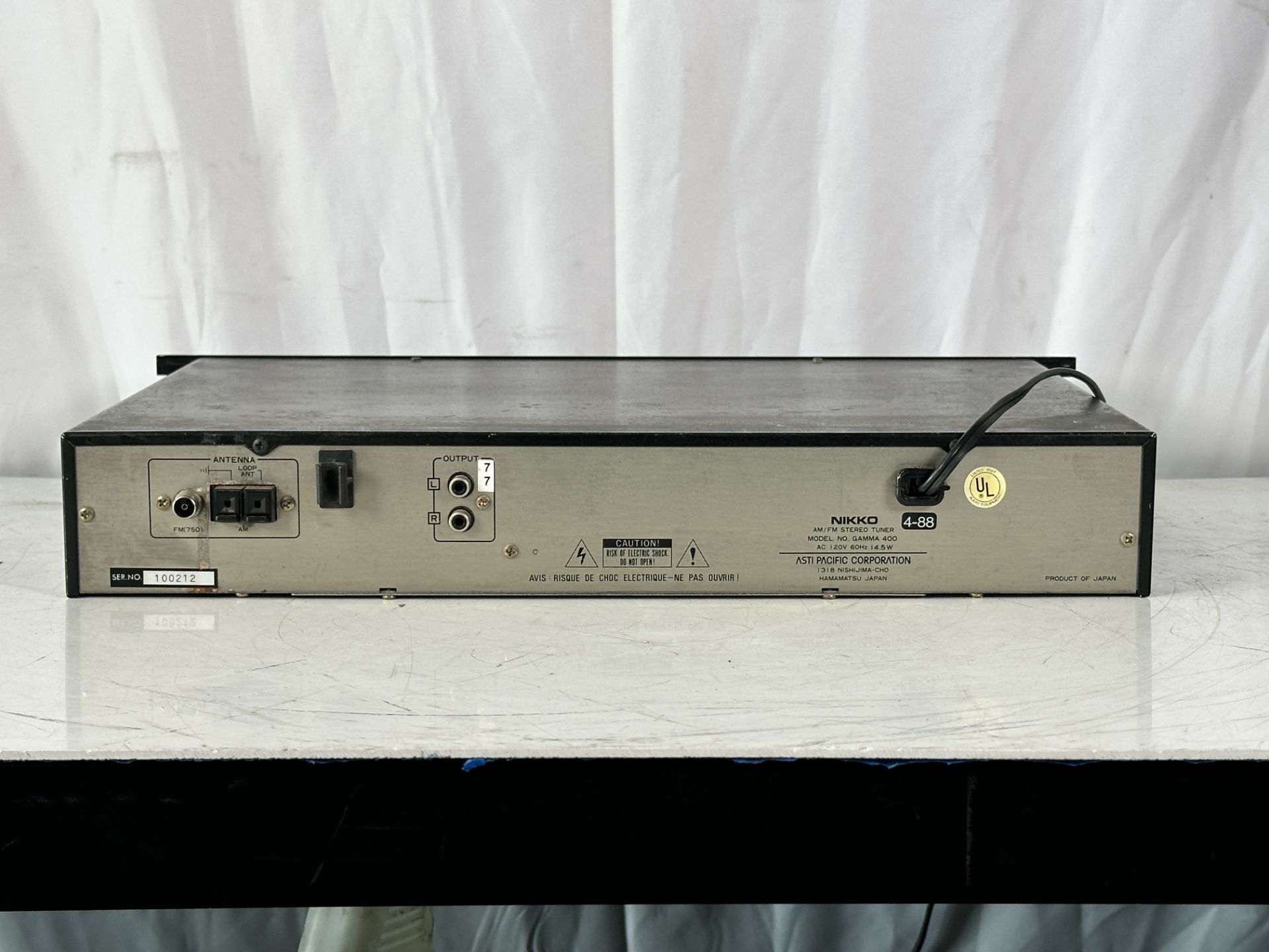 Nikko GAMMA-400/ AM-FM Tuner - Image 3 of 4
