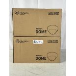 Lot of 2 Hanwha Techwin TNV-7010RC 3MP IP Corner Mount Security Cameras, New Sealed