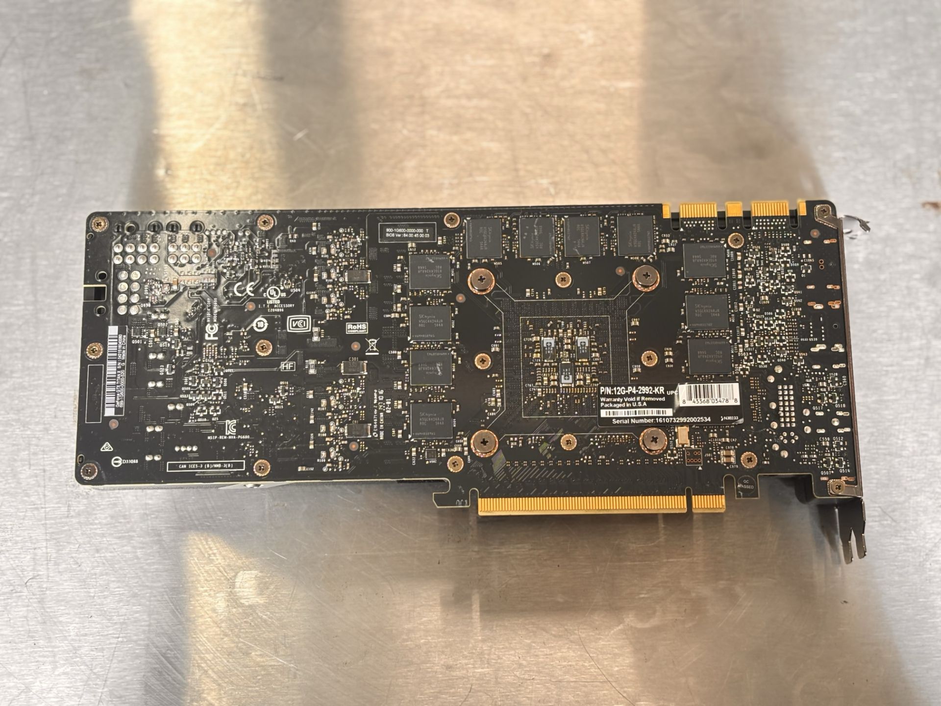 Nvidia Titan 12G-P4-2990-KR Graphics Card - Image 4 of 5