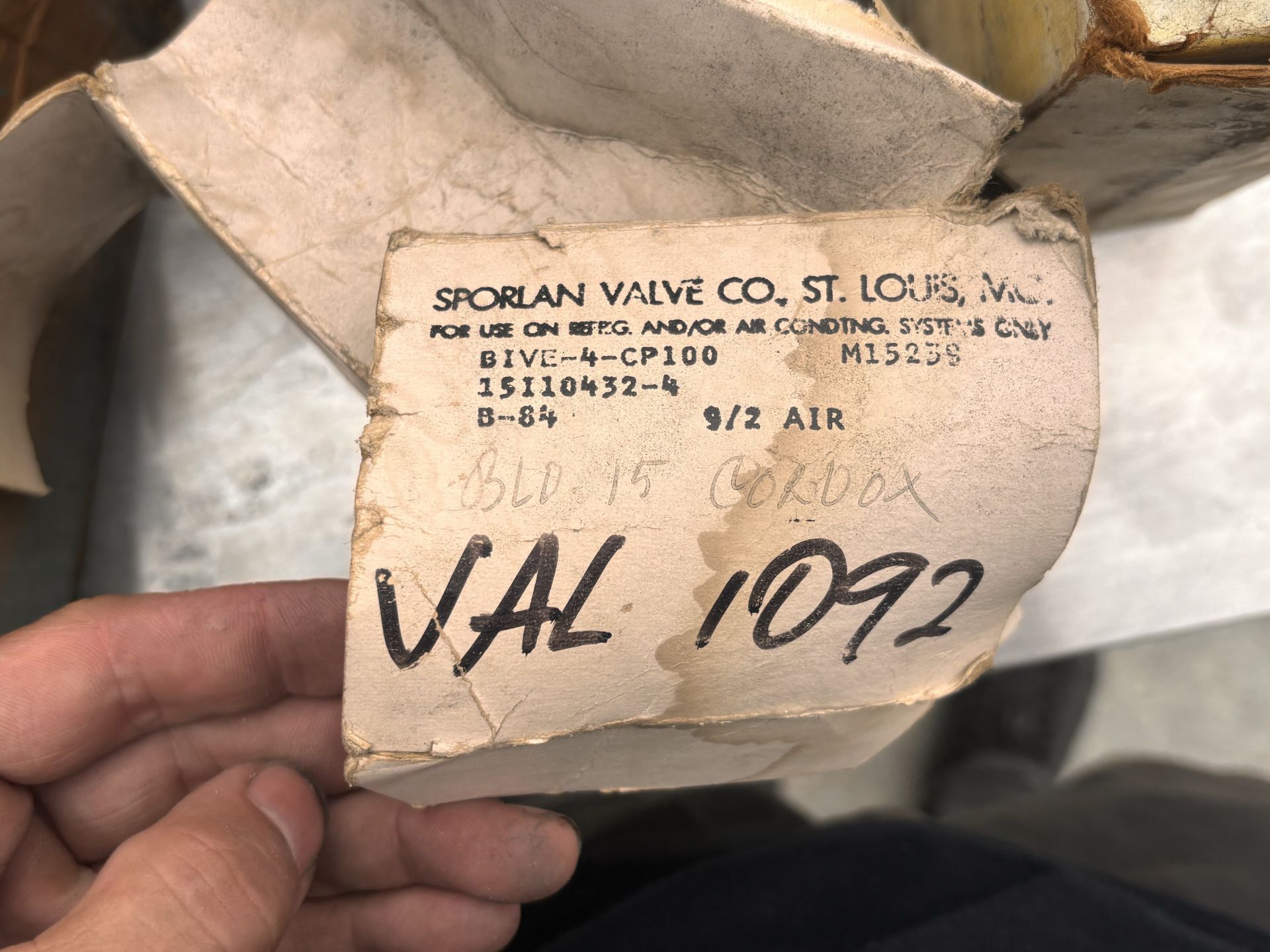 NOS HVAC & Industrial Parts Bundle: Sporlan BIVE/IVE Expansion Valves, John Crane Separator, CDE Cap - Image 8 of 15
