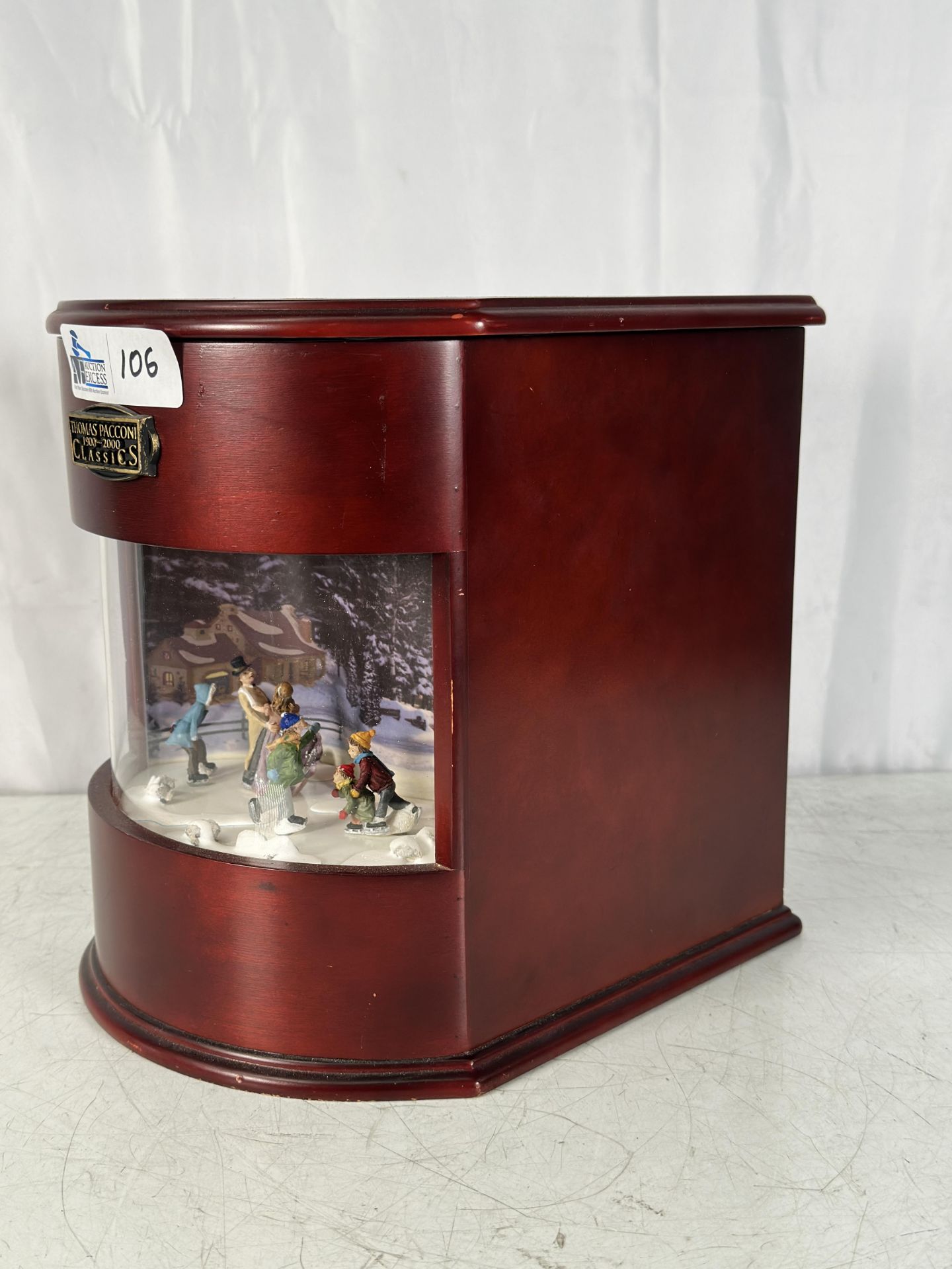 Thomas Pacconi 1900-2000 Classics Light Up Animated Christmas Music Box - Image 5 of 7