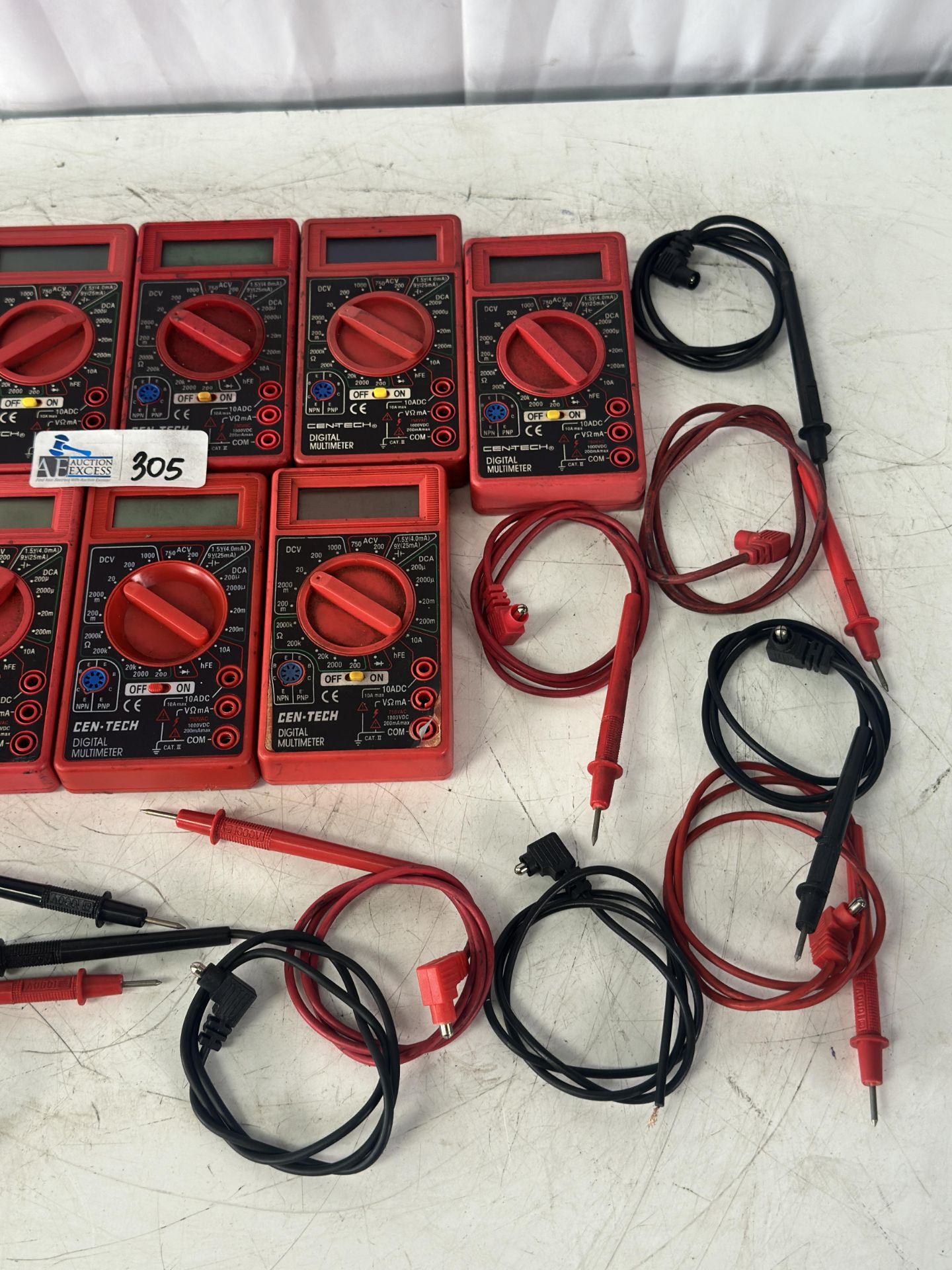 Lot of Cen Tech Digital Multimeters - Image 3 of 5