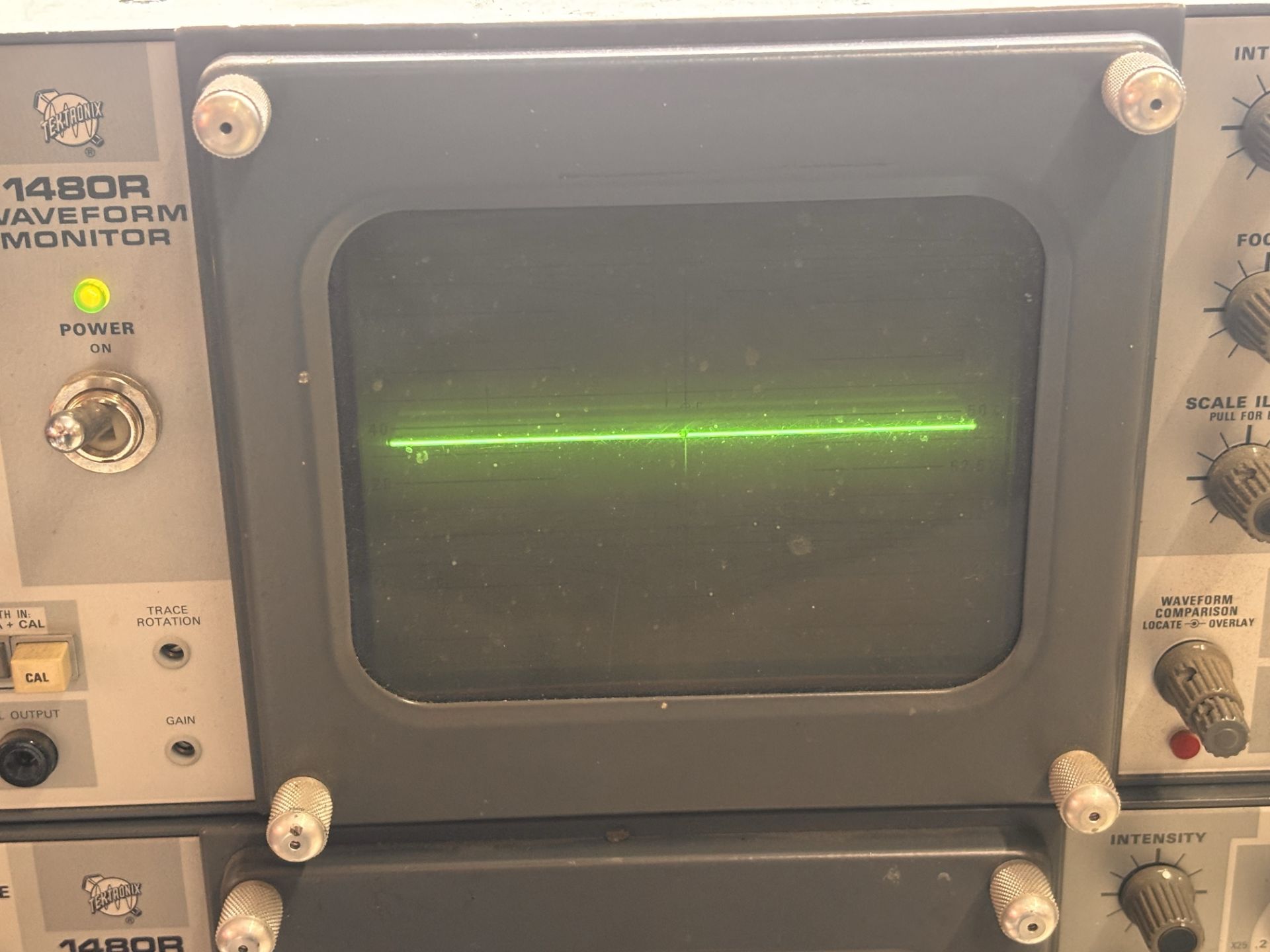 Lot of 2 Tektronix 1480R NTSC Waveform Monitors - Image 8 of 10