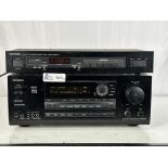 Lot of AV / Home Theater: Onkyo TX-DS747 AV Receiver + Kenwood Basic T1 Synthesizer Stereo Tuner