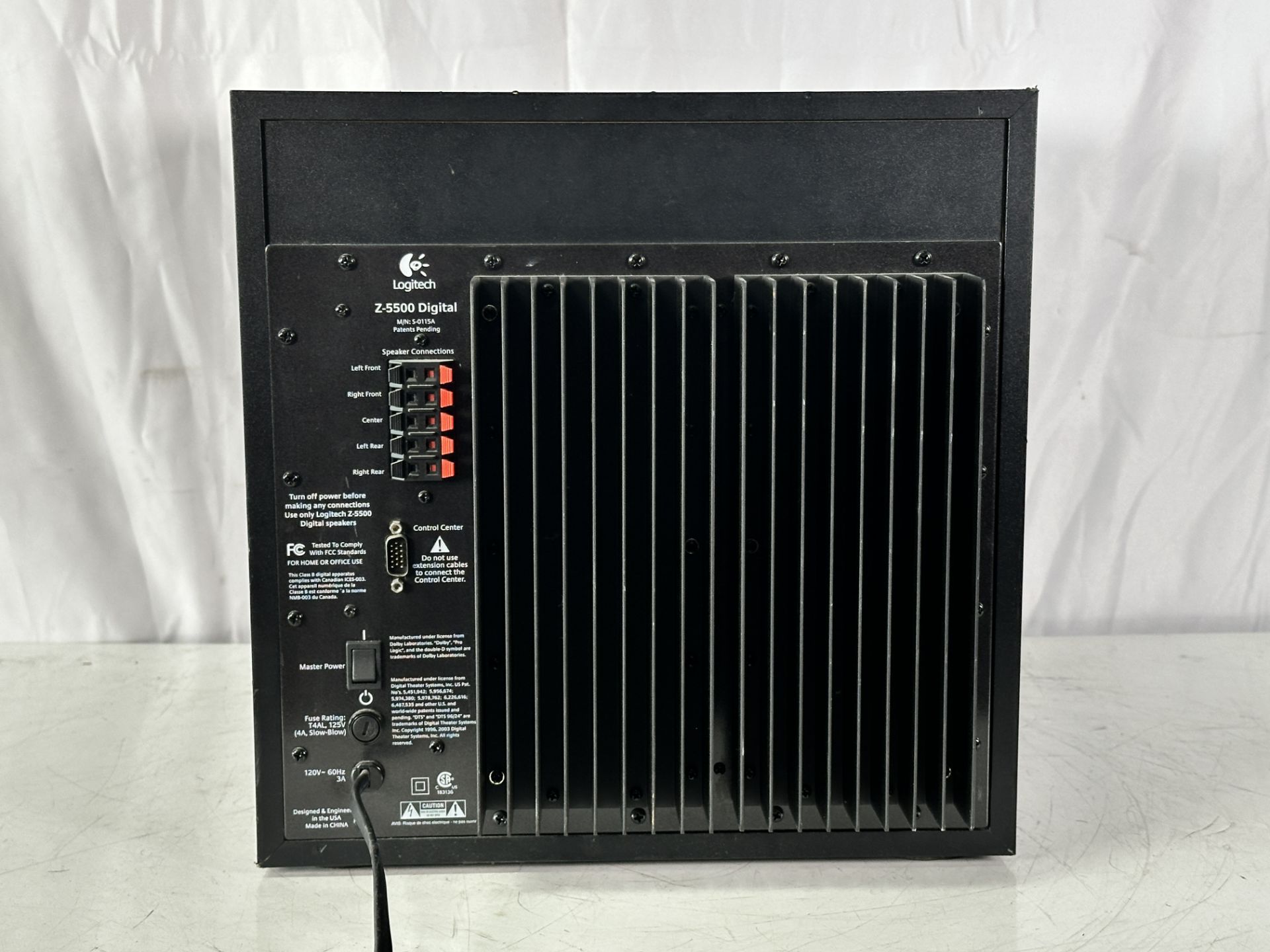 Logitech Z-5500 THX 5.1 Digital 10" Speaker System Subwoofer Only - Image 3 of 4
