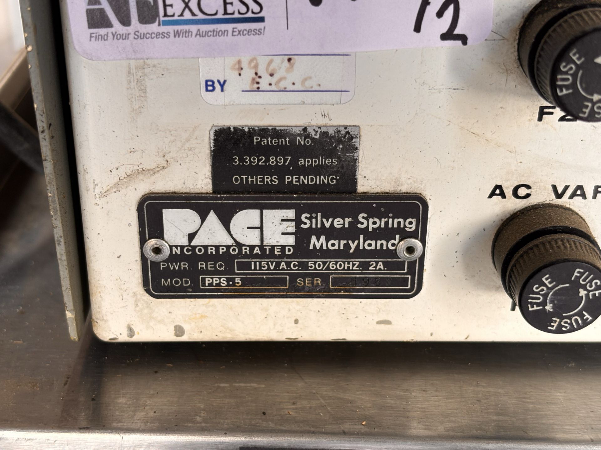 Pace PPS -5 Soldering Desoldering Station + Hughes HTT-650 Soldering Power Supply - Image 4 of 10