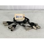 Mogami 2932 3ft 8-Channel DB25 to XLR Snake Cable