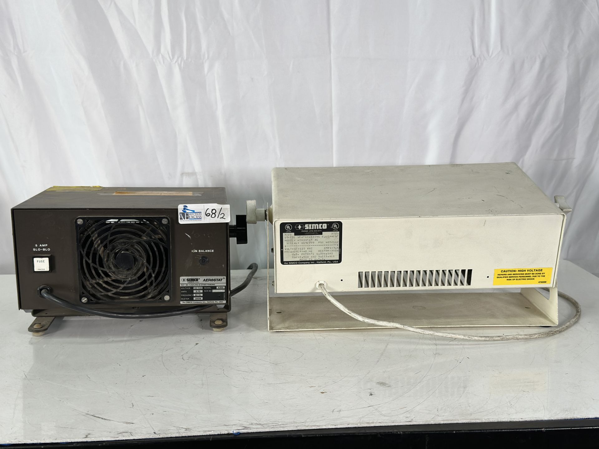Lot of 2 Simco Ionizers, Simco Aerostat XC + Simo Aerostat A300 - Image 4 of 6