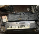 Casio CZ-230S Keyboard Electronic Piano Synthesizer w/ Power Supply