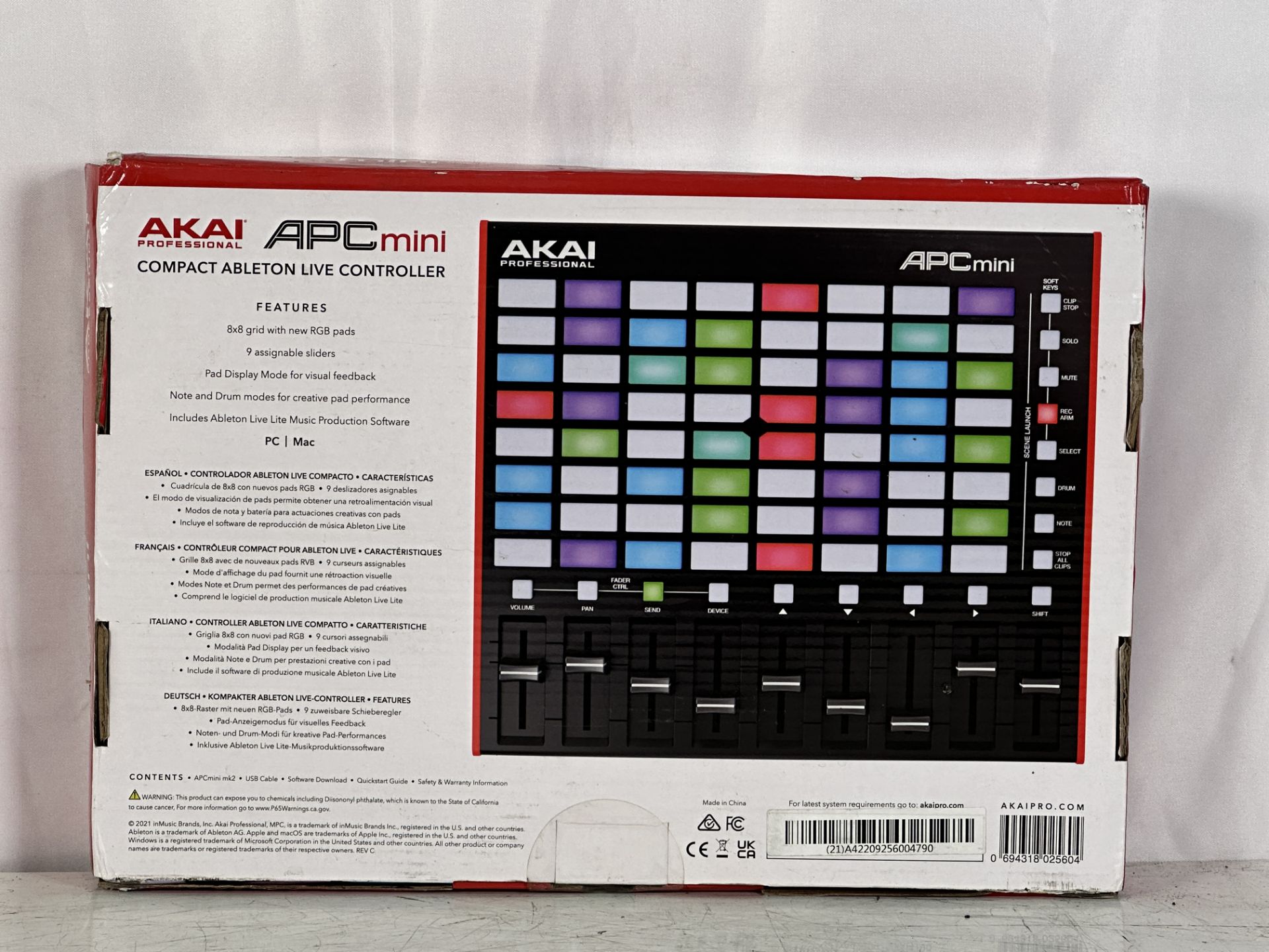 AKAI Professional APC Mini Ableton Live Lite USB MIDI Controller New In Box - Image 3 of 4
