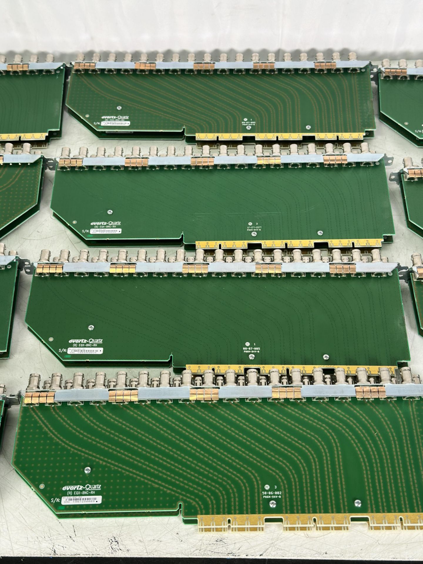 Lot of 7x Lot of 4 Evertz EQX-IO18-RP Backplane Connector Boards for Quartz router EQX-BNC-RH LH BNC - Image 4 of 6