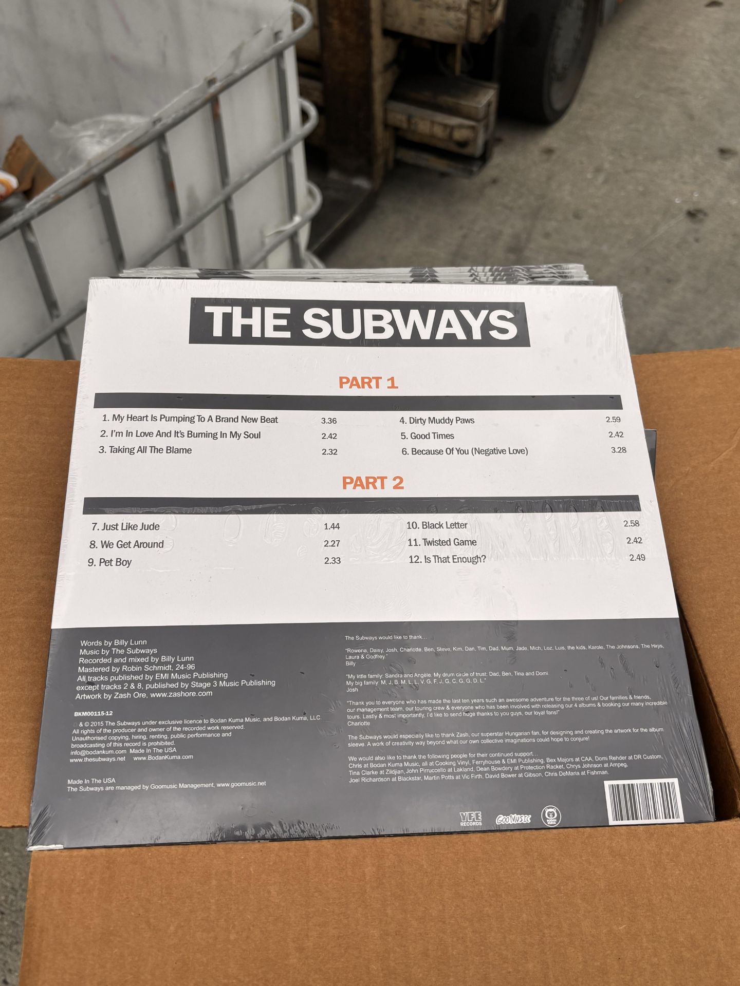 The Subways Record New, Old Stock Lot of 50+ - Image 4 of 4