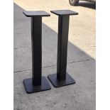 Pair of Speaker Stands Platform Measures 10x10"